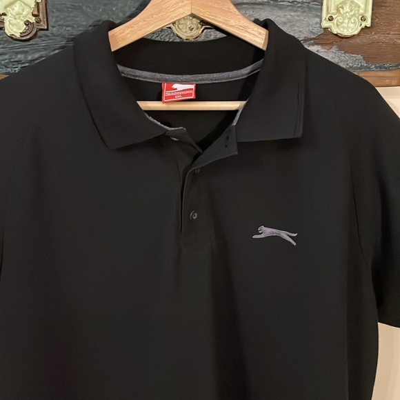 Slazenger Black Polo Shirt Size XXL - Picture 3 of 13